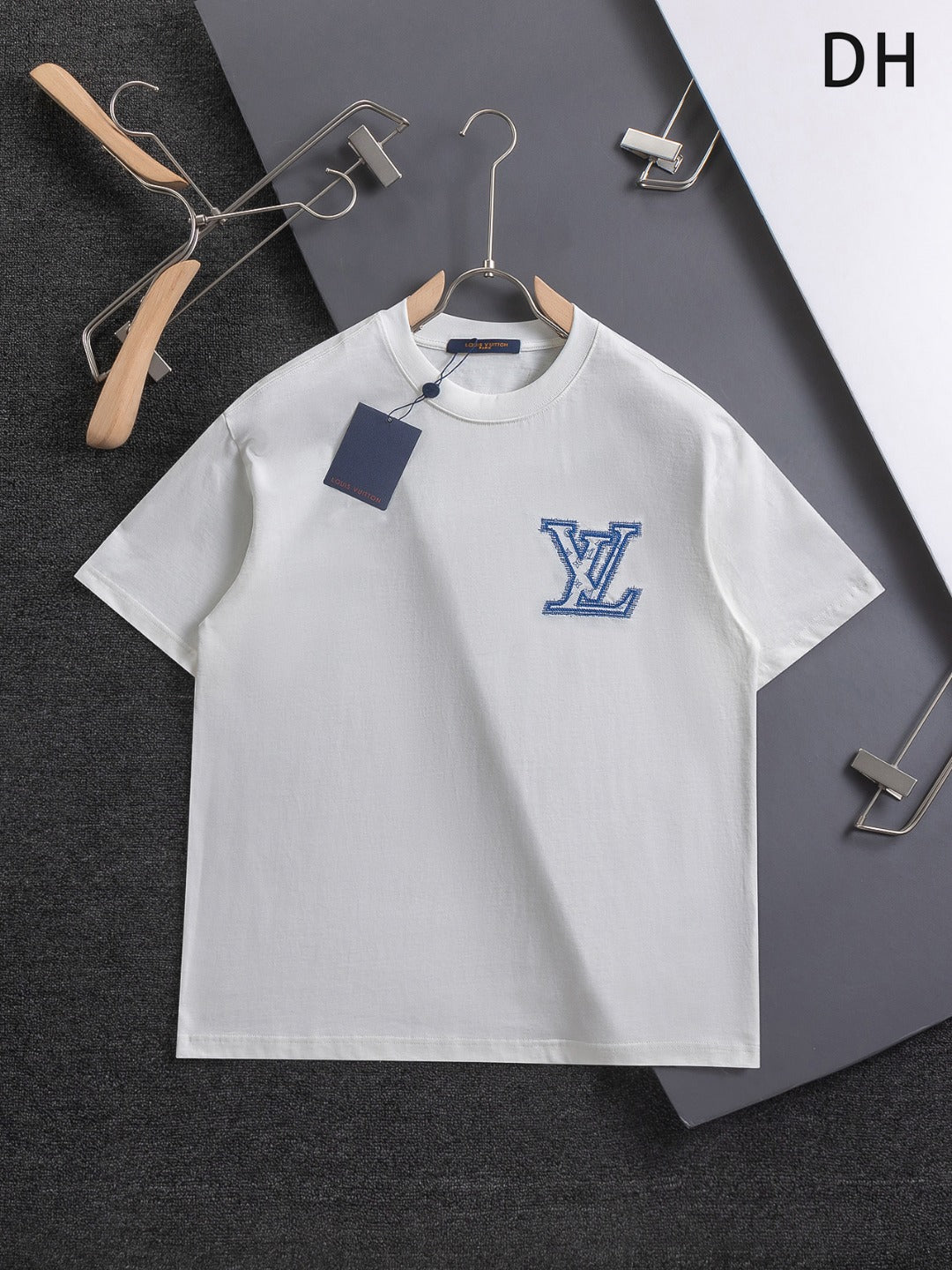 250325 New stereogram embroidered T-shirt