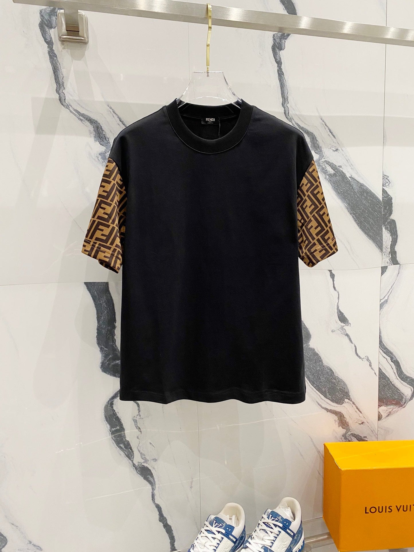 250325 New two-sleeved full print T-shirt