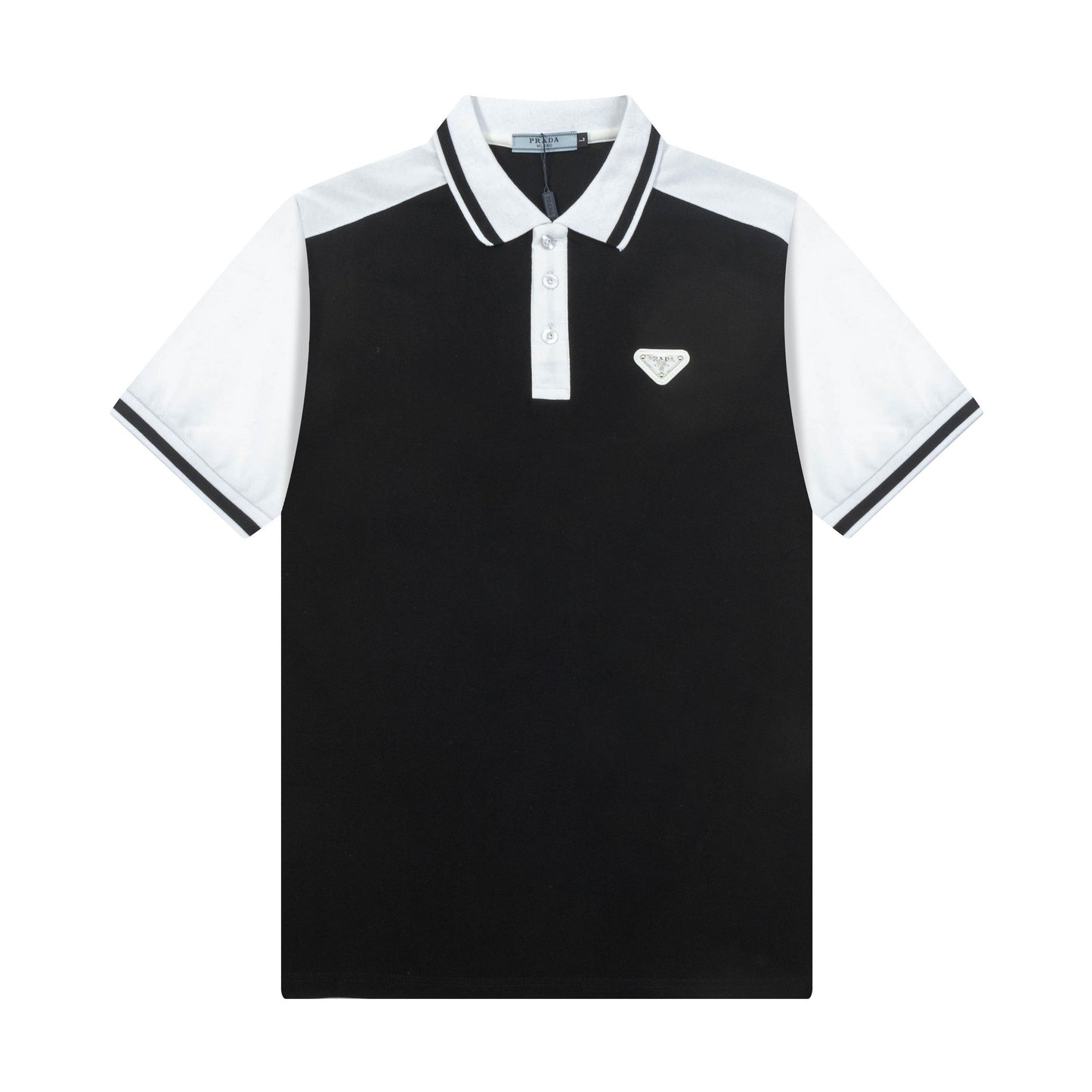 250325 New high quality metal logo color POLO shirt