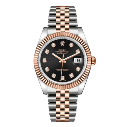 Rlx Datejust 36 Black Diamond Dial Watch 116231-0056