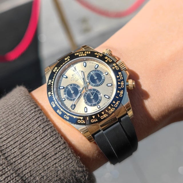 RLX Cosmograph Daytona Black Strap m116518ln Series