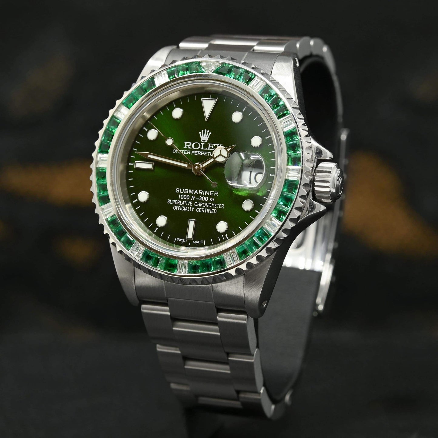 Rlx Submariner Date 116659 SABR 18K White Gold Diamonds Sapphires UNWORN