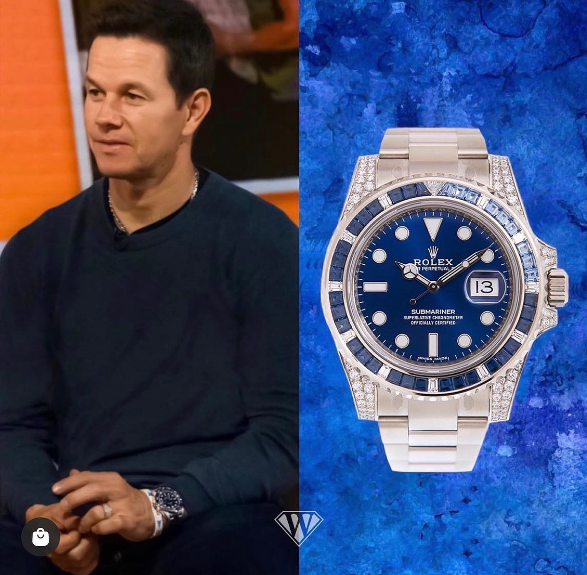 Rlx Submariner Date 116659 SABR 18K White Gold Diamonds Sapphires UNWORN