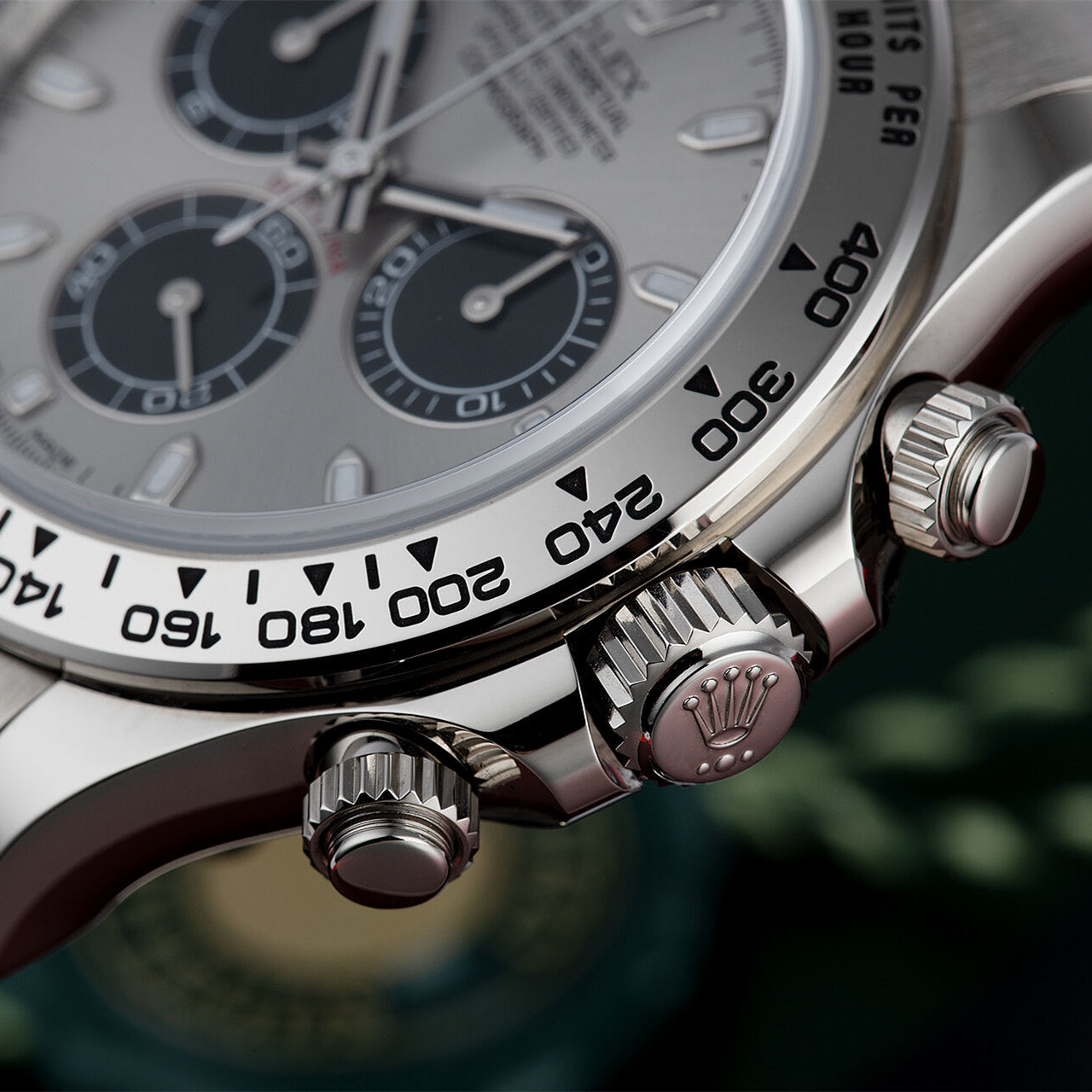 RLX White Gold Daytona 116509 Steel and Black