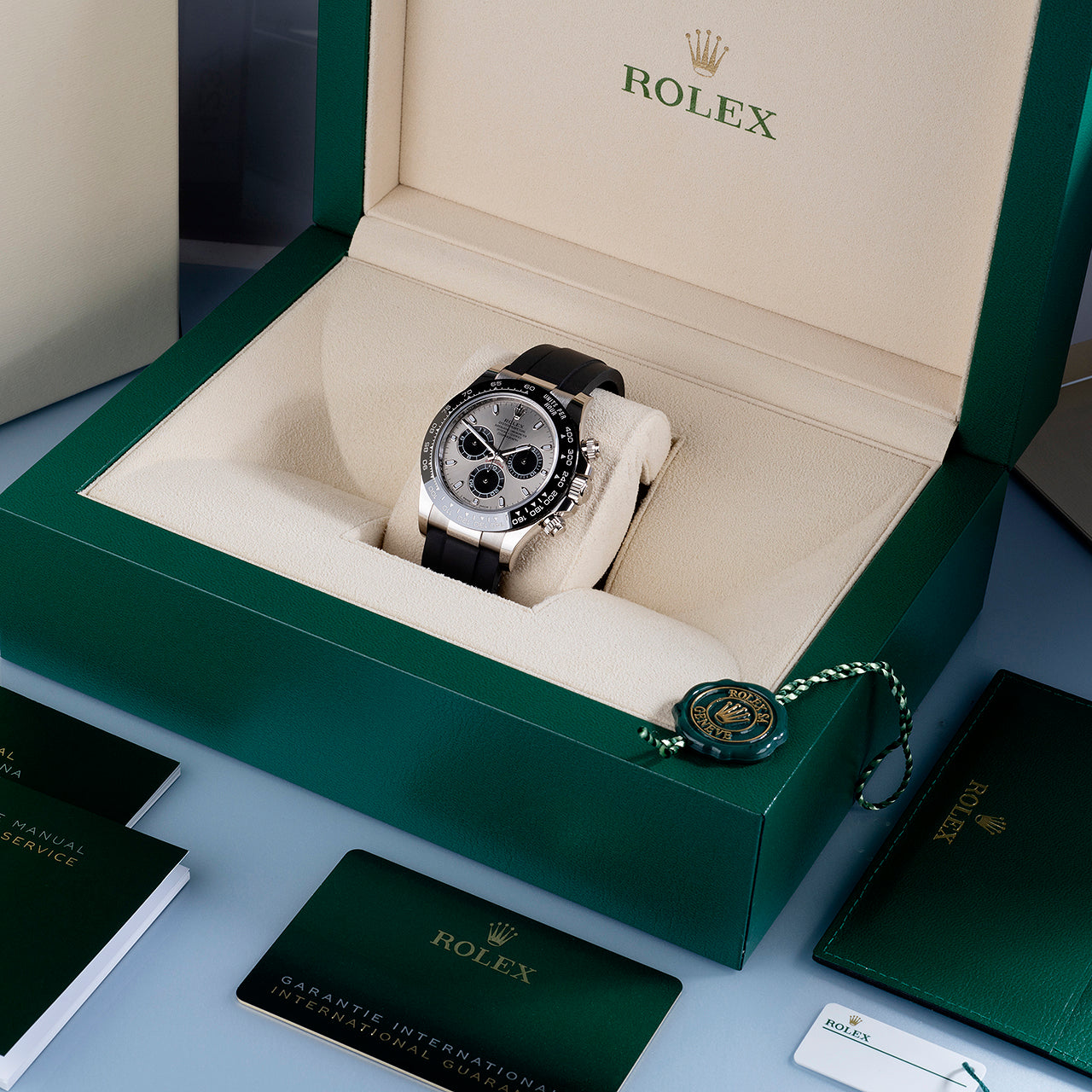 RLX Cosmograph Daytona Black Strap m116518ln Series