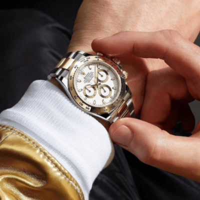 RLX Daytona Steel & Gold White Dial 116503