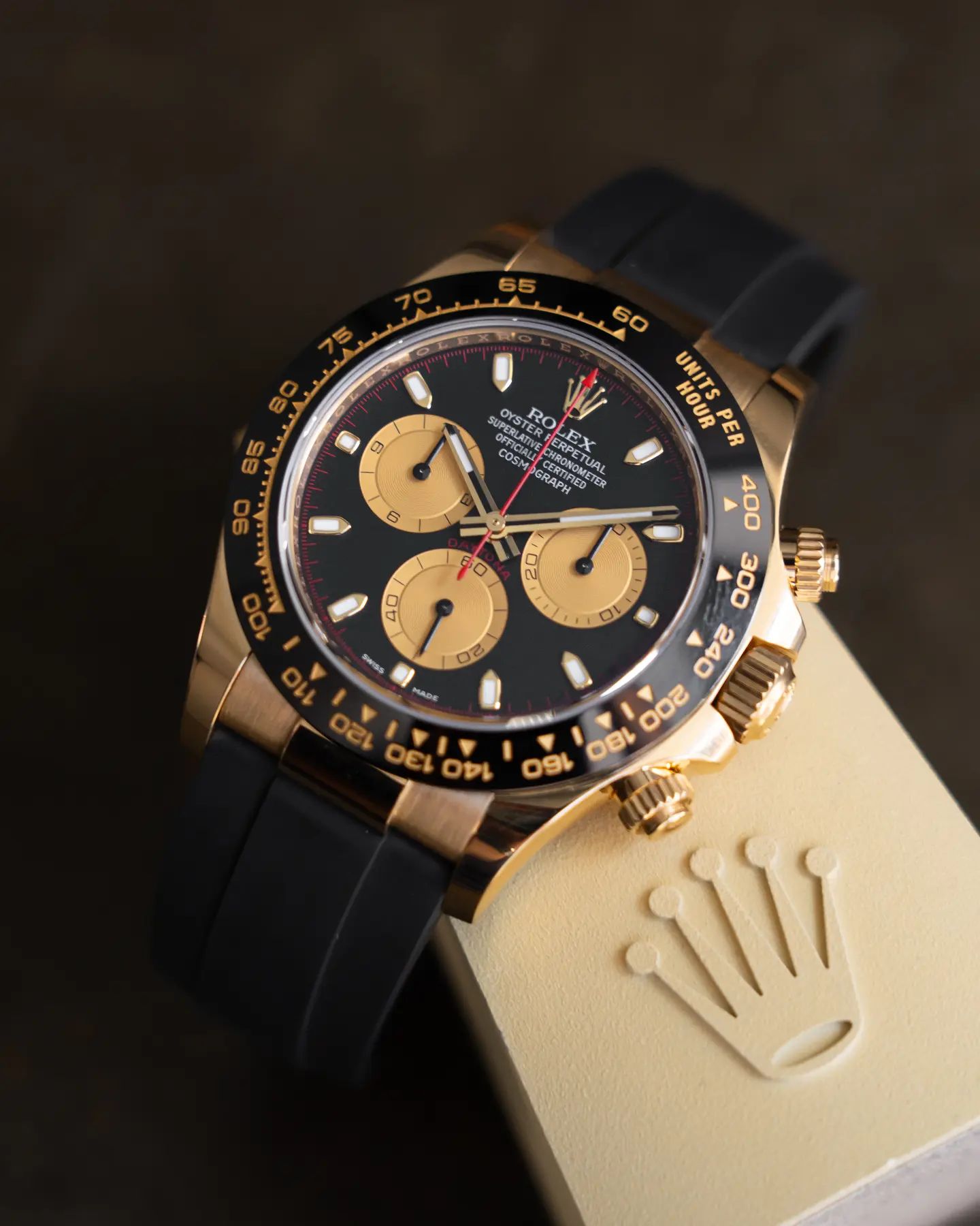 RLX Cosmograph Daytona M116518LN-0047 Black/Rubber 40mm