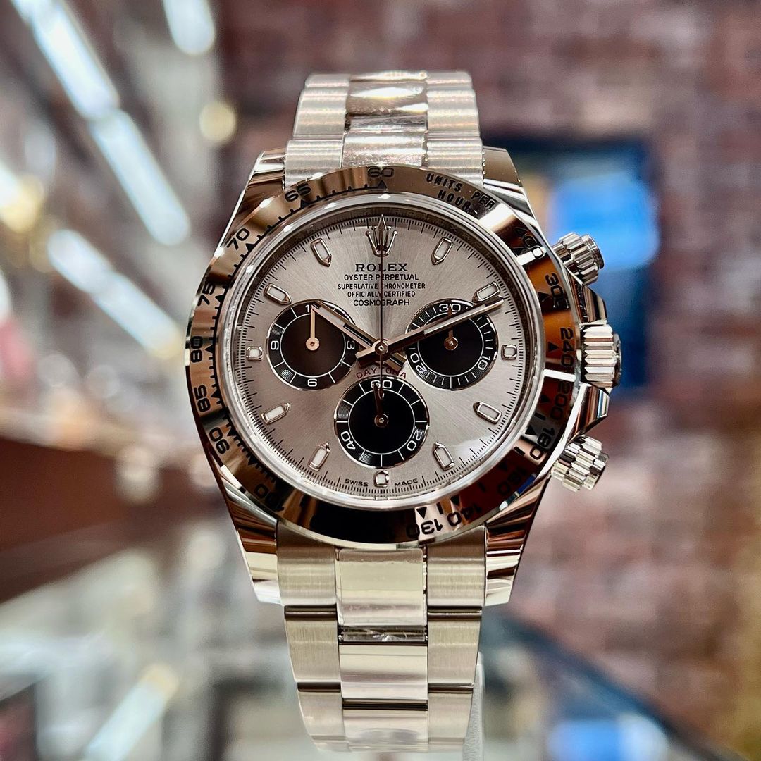 RLX White Gold Daytona 116509 Steel and Black