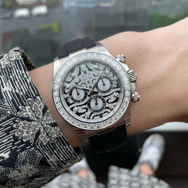 RLX Daytona 116589TBR "Eye of the Tiger" White Gold UNWORN