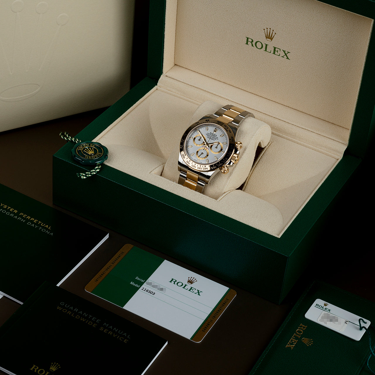 RLX Daytona Steel & Gold White Dial 116503