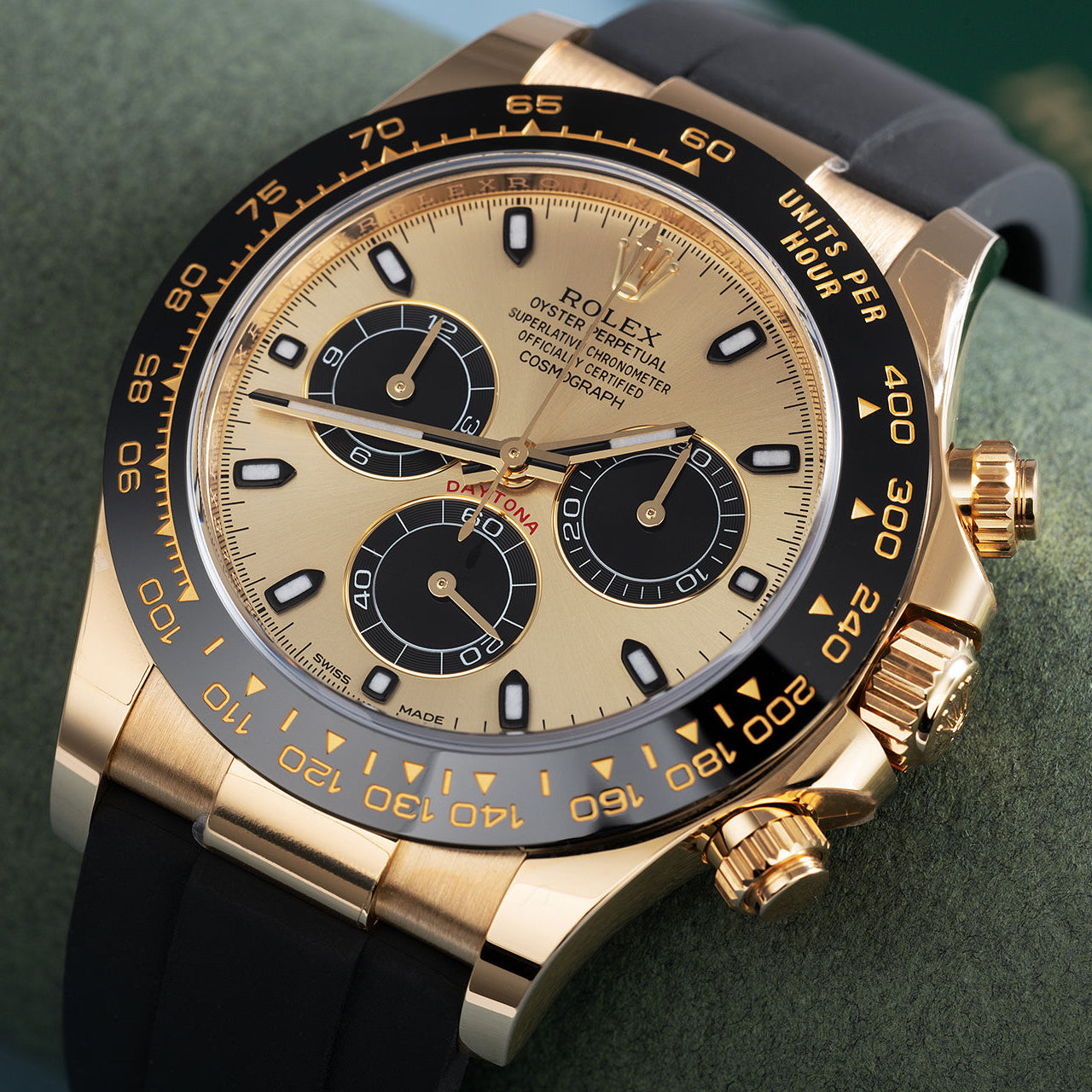 RLX Cosmograph Daytona Black Strap m116518ln Series