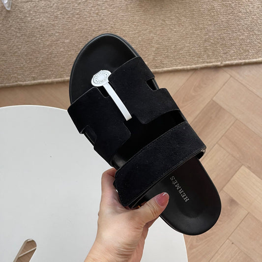 0425 أحدث صنادل صيفية عملية من جلد العجل (مفضلة في الصيف)