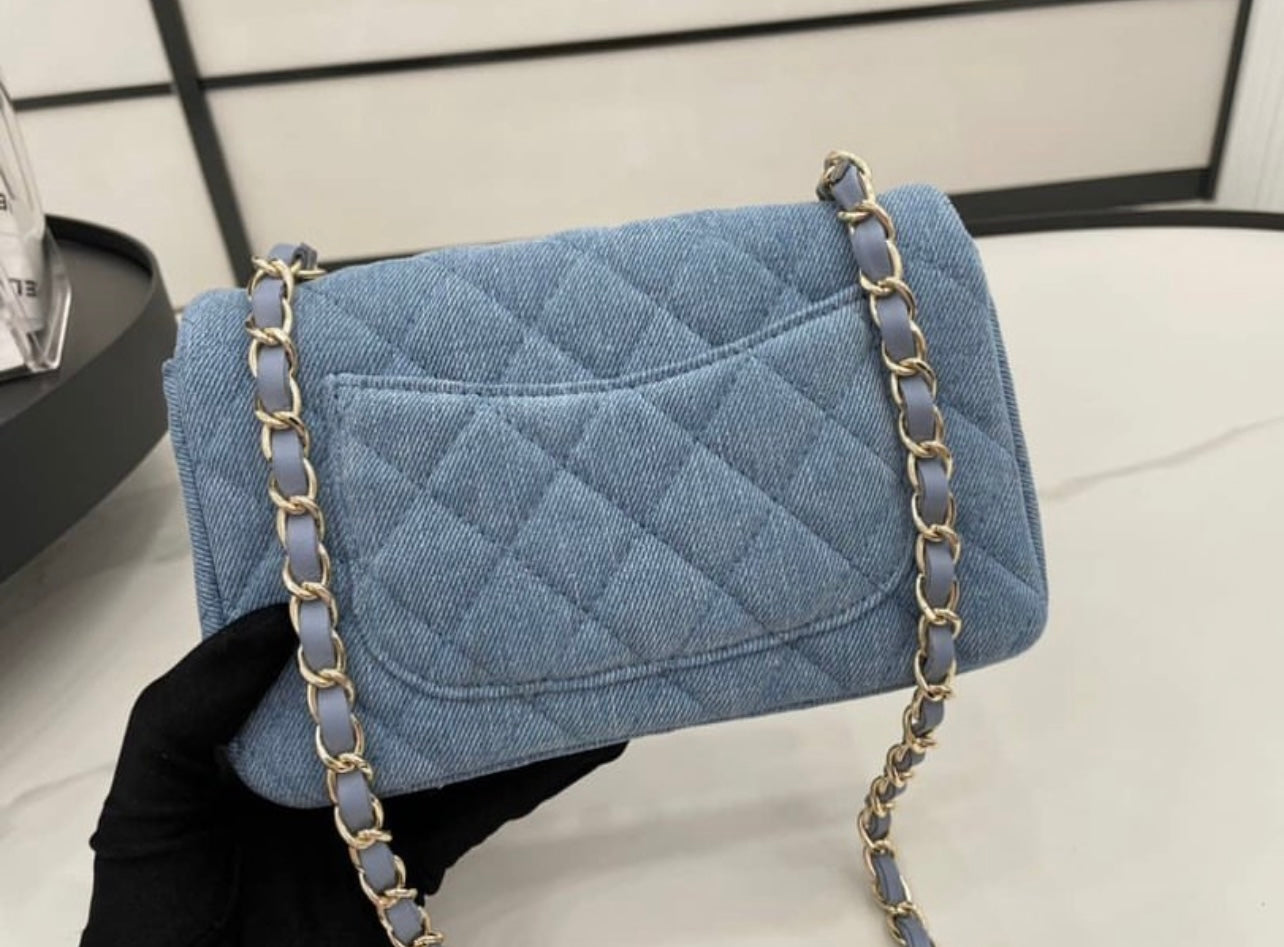 CC Denim Rectangle Mini