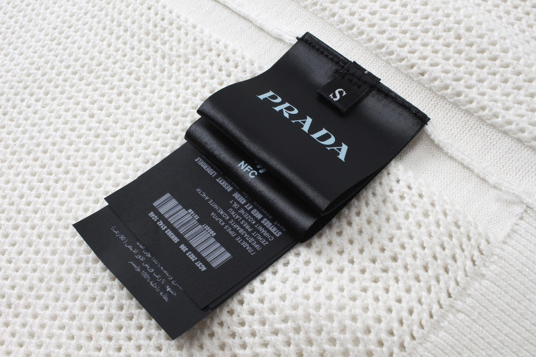 250313 New featured hollow knit T-shirt