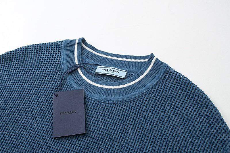 250313 New featured hollow knit T-shirt