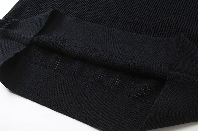 250313 New featured hollow knit T-shirt