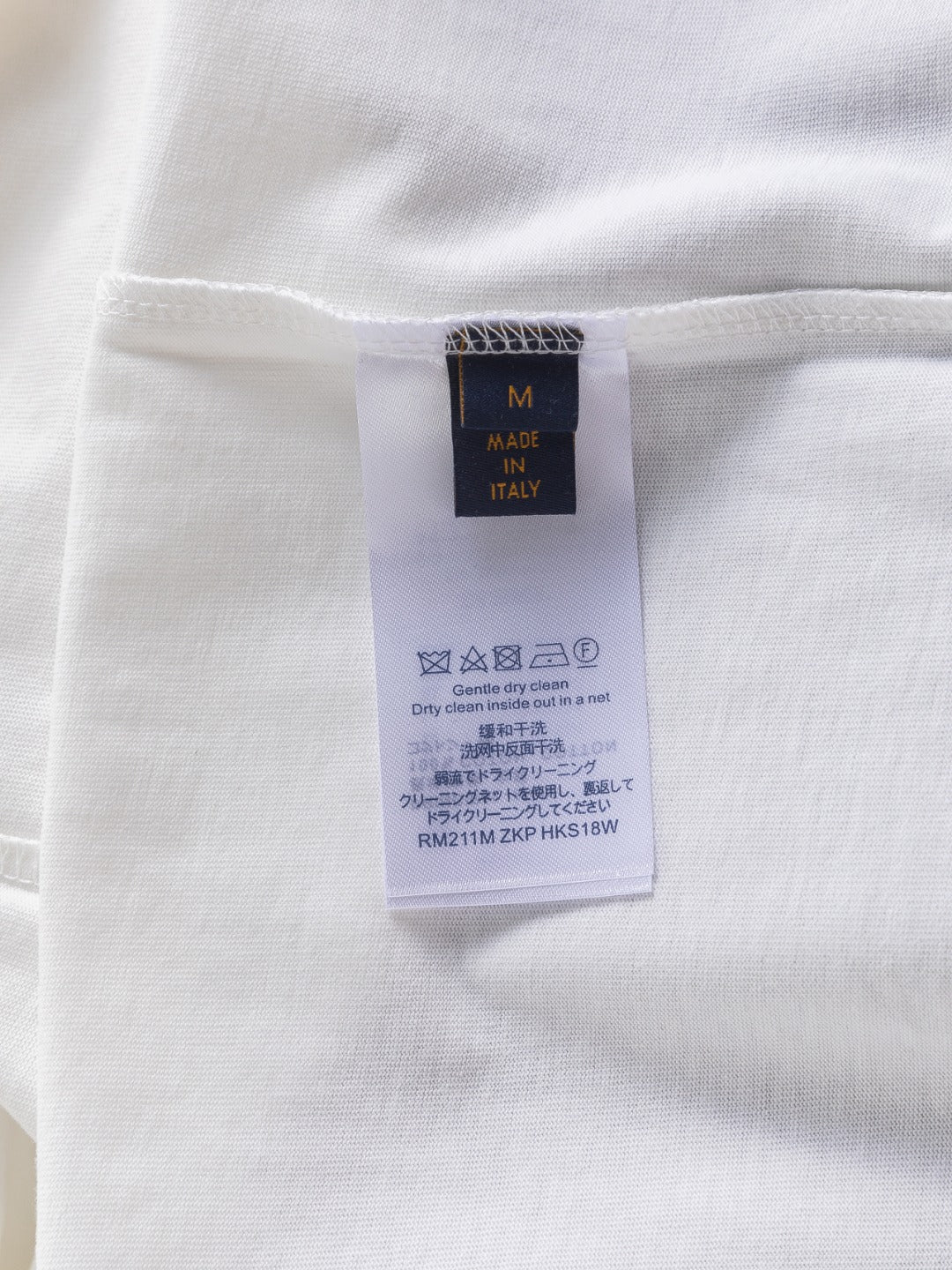 250325 New three-dimensional printed leather seal letter T-shirt
