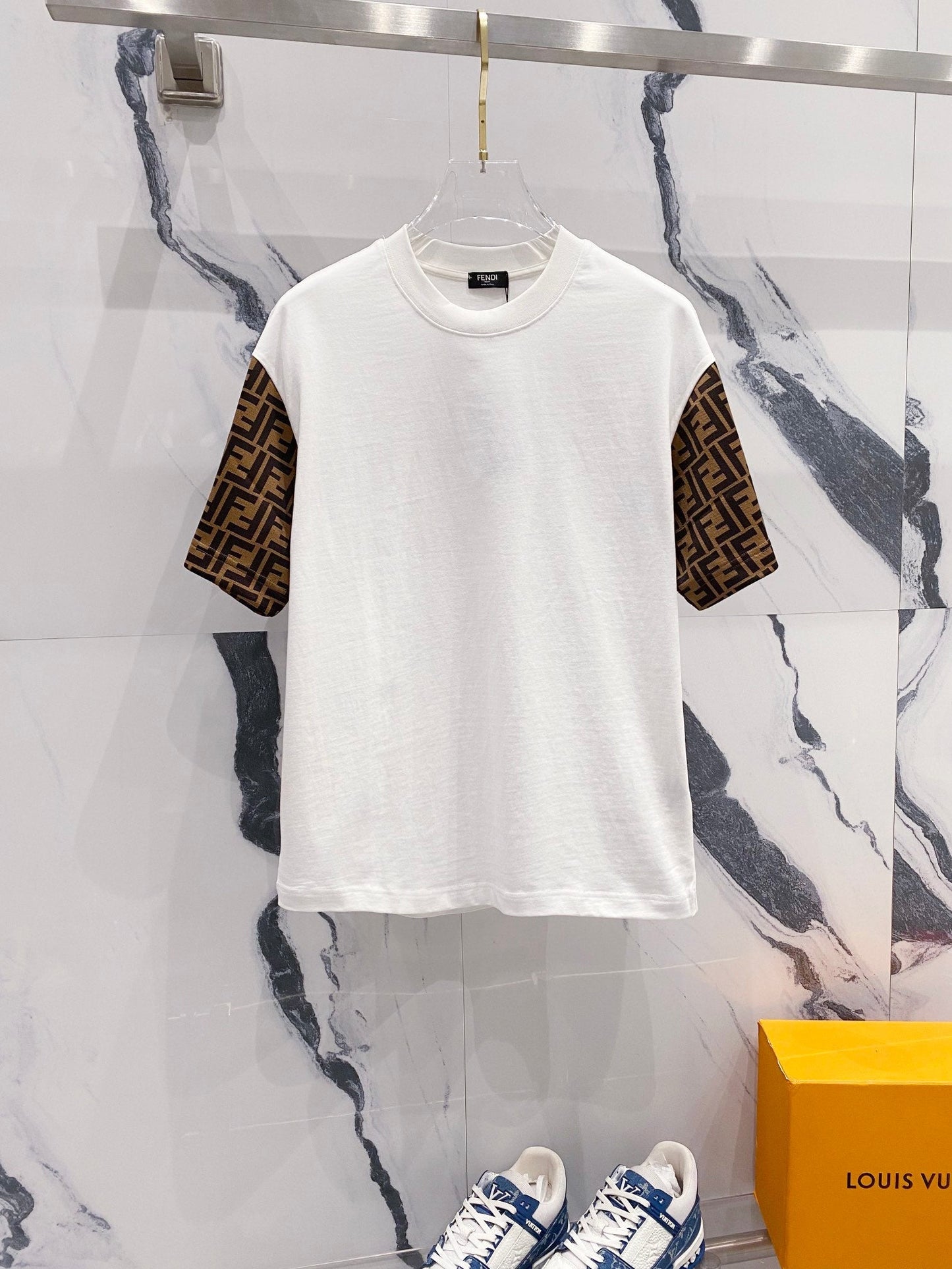 250325 New two-sleeved full print T-shirt