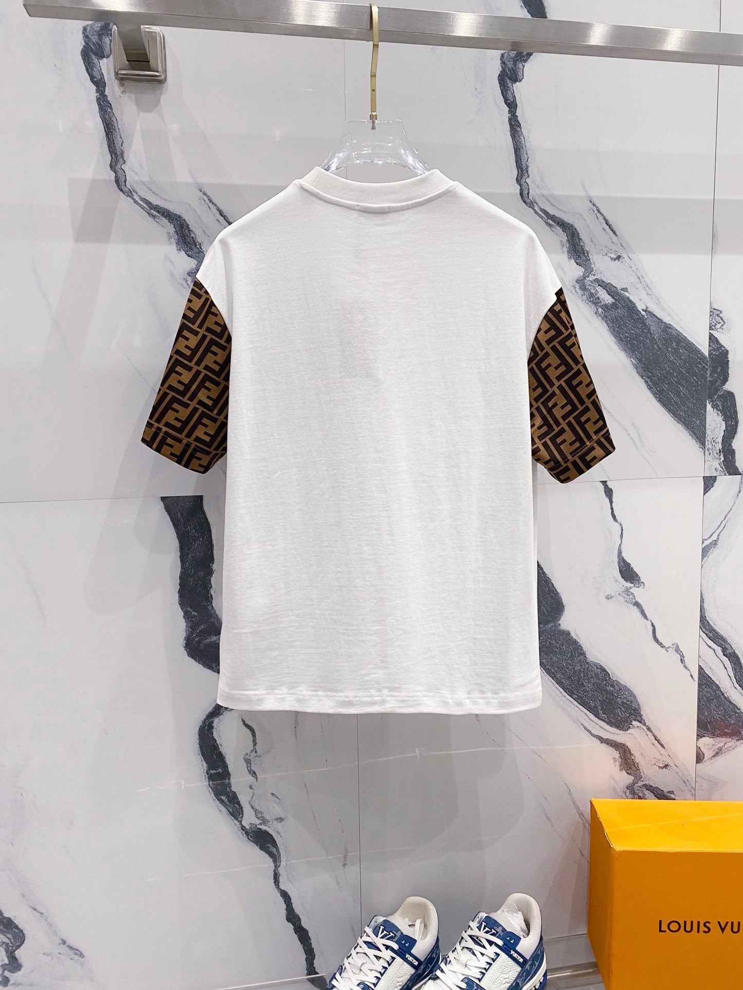 250325 New two-sleeved full print T-shirt