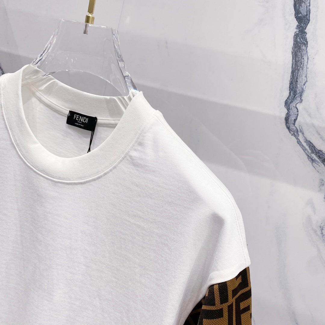 250325 New two-sleeved full print T-shirt