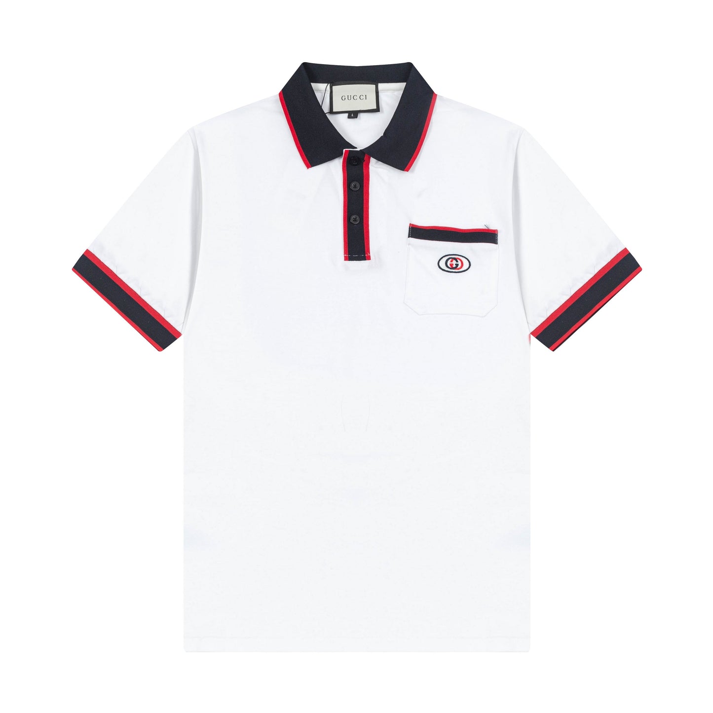 250325 New high quality color patchwork fashion POLO shirt