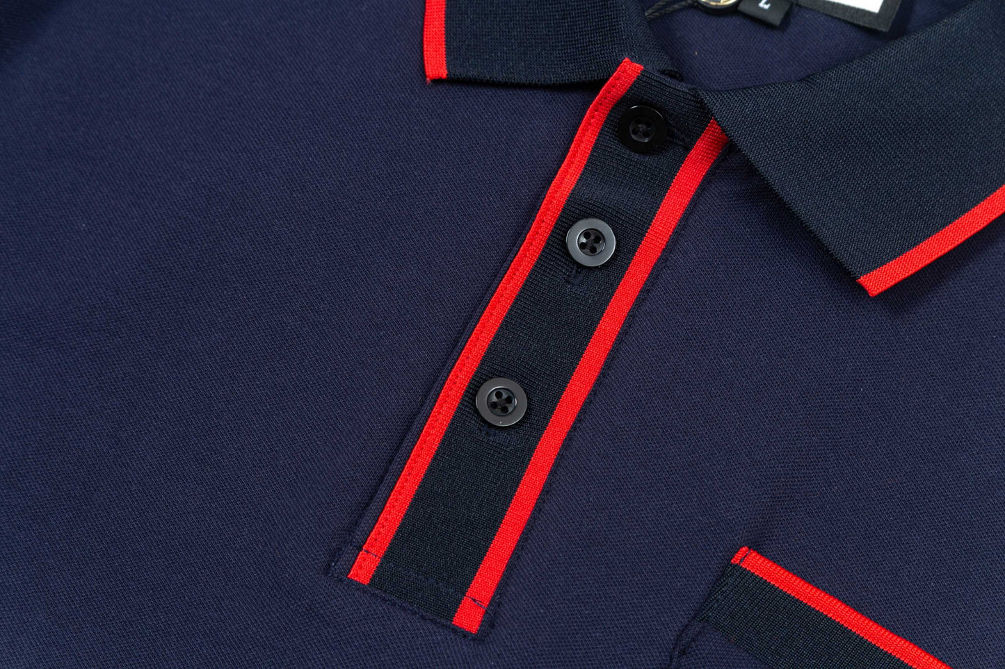 250325 New high quality color patchwork fashion POLO shirt