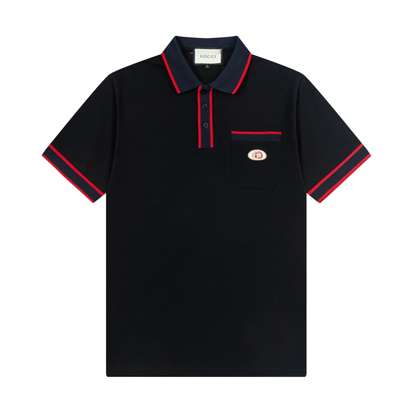 250325 New high quality color patchwork fashion POLO shirt
