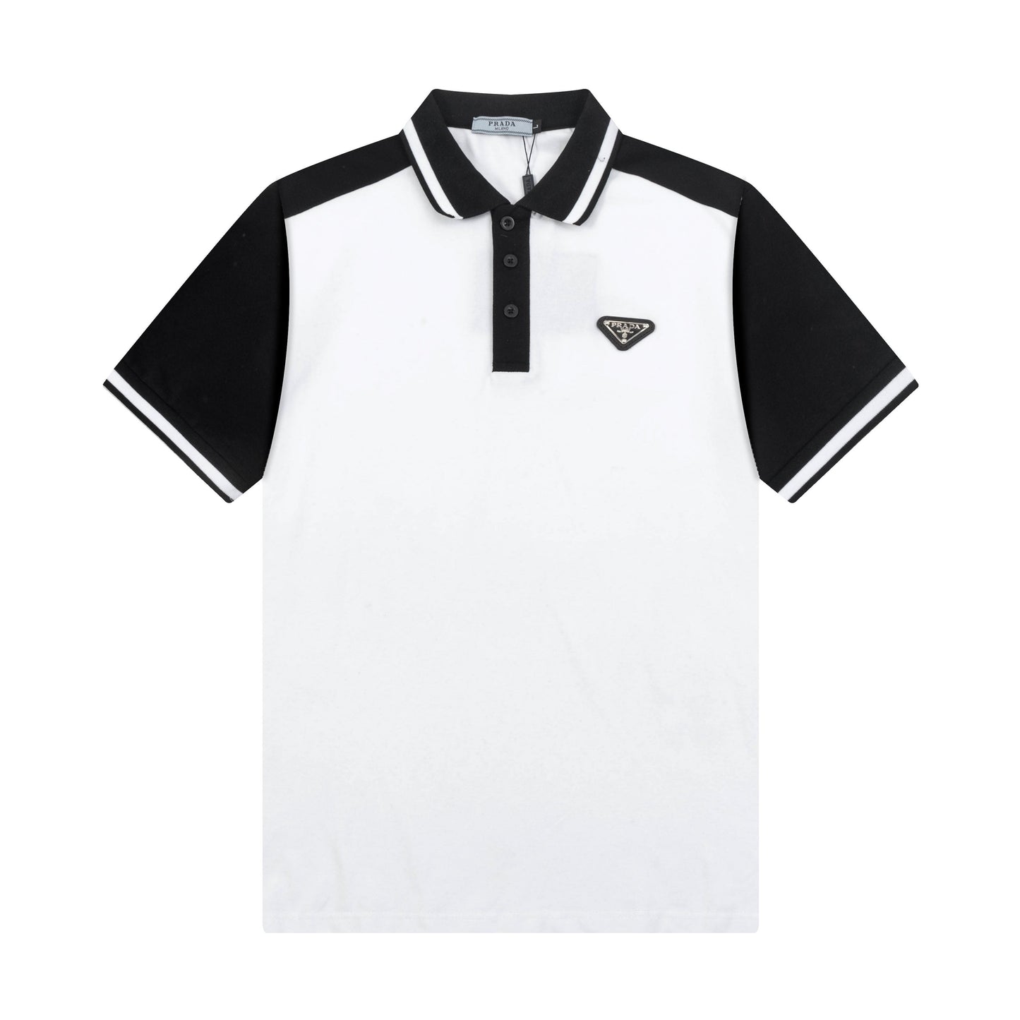 250325 New high quality metal logo color POLO shirt