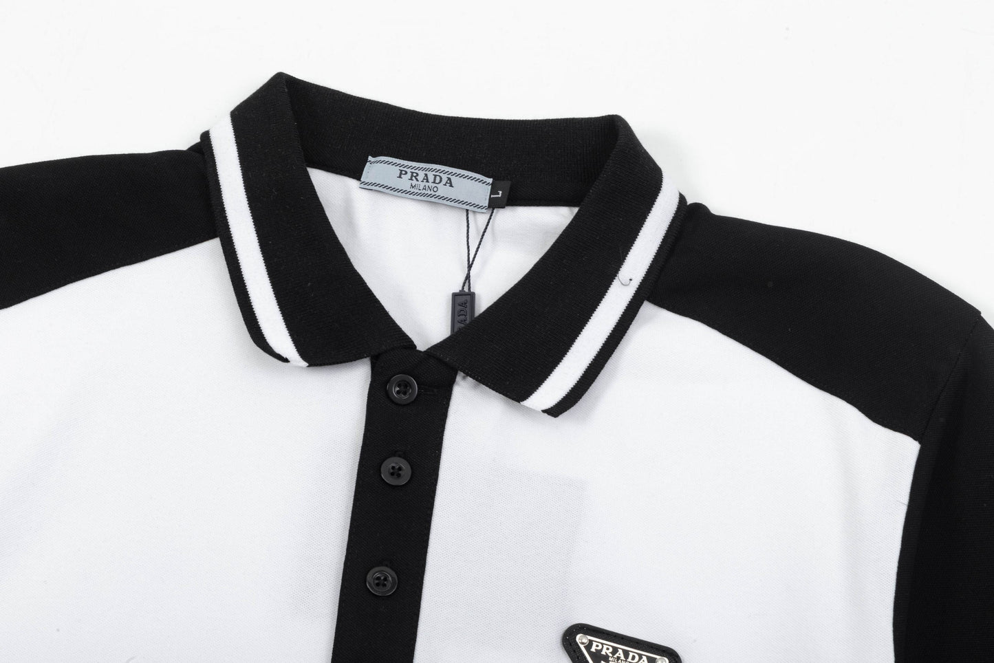 250325 New high quality metal logo color POLO shirt