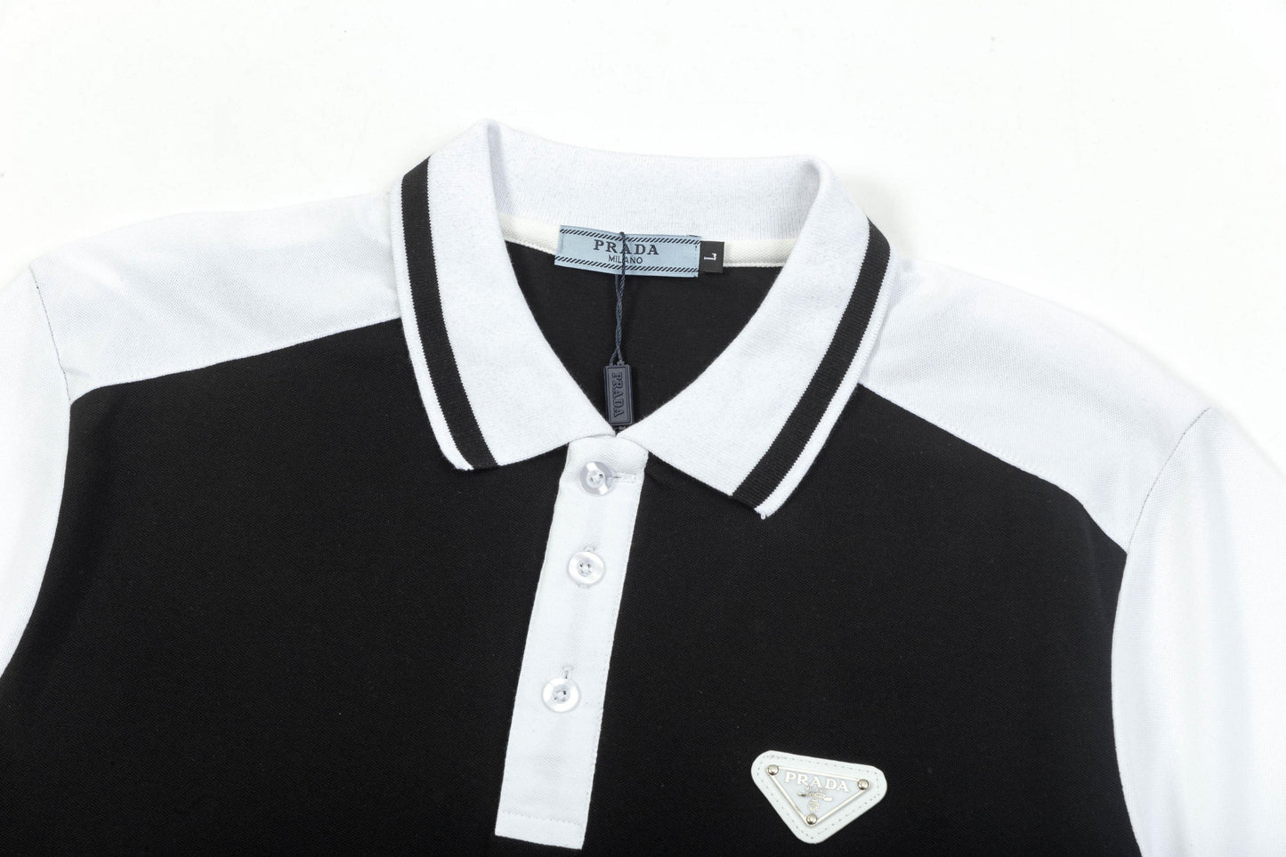 250325 New high quality metal logo color POLO shirt