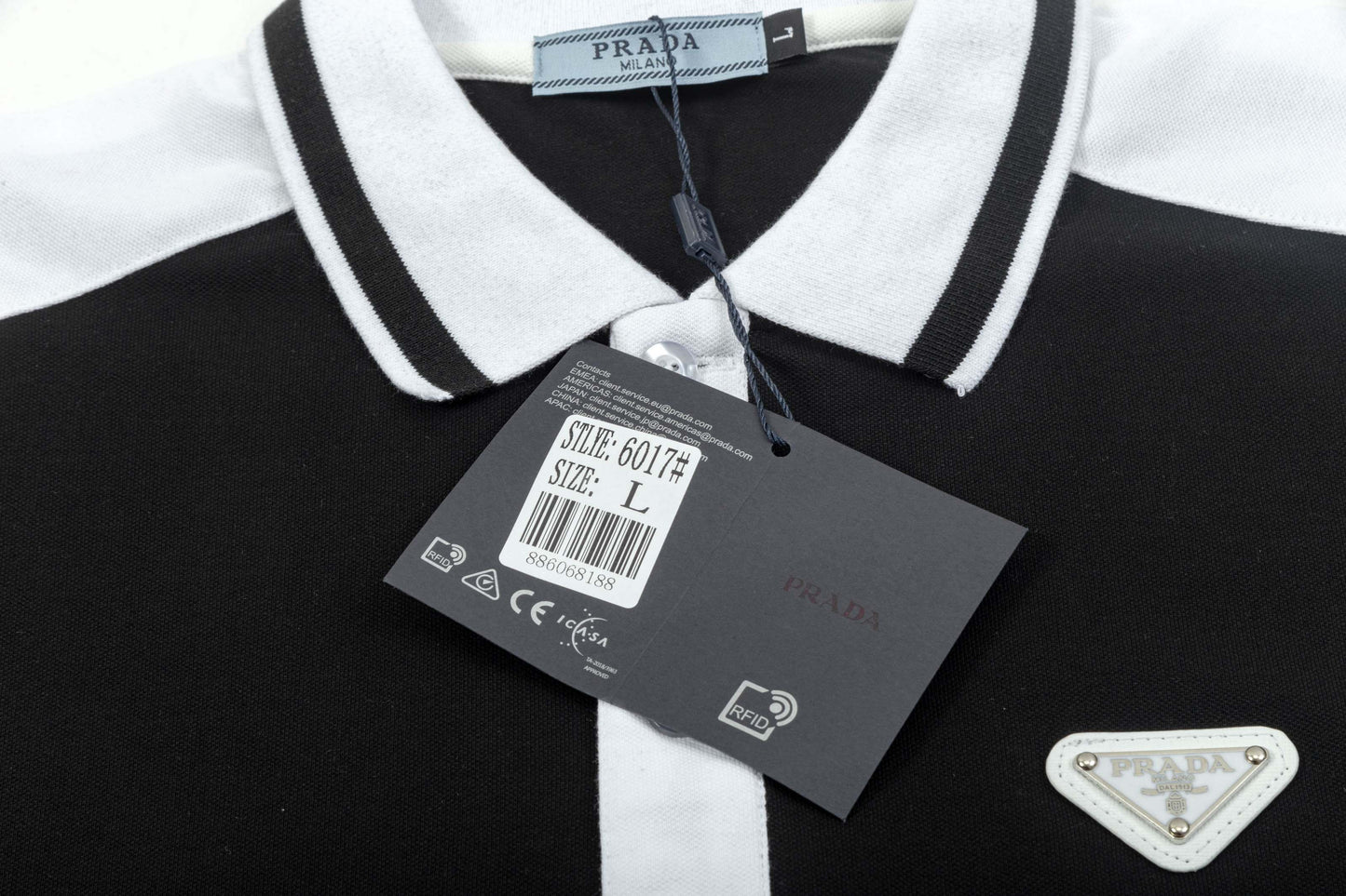 250325 New high quality metal logo color POLO shirt