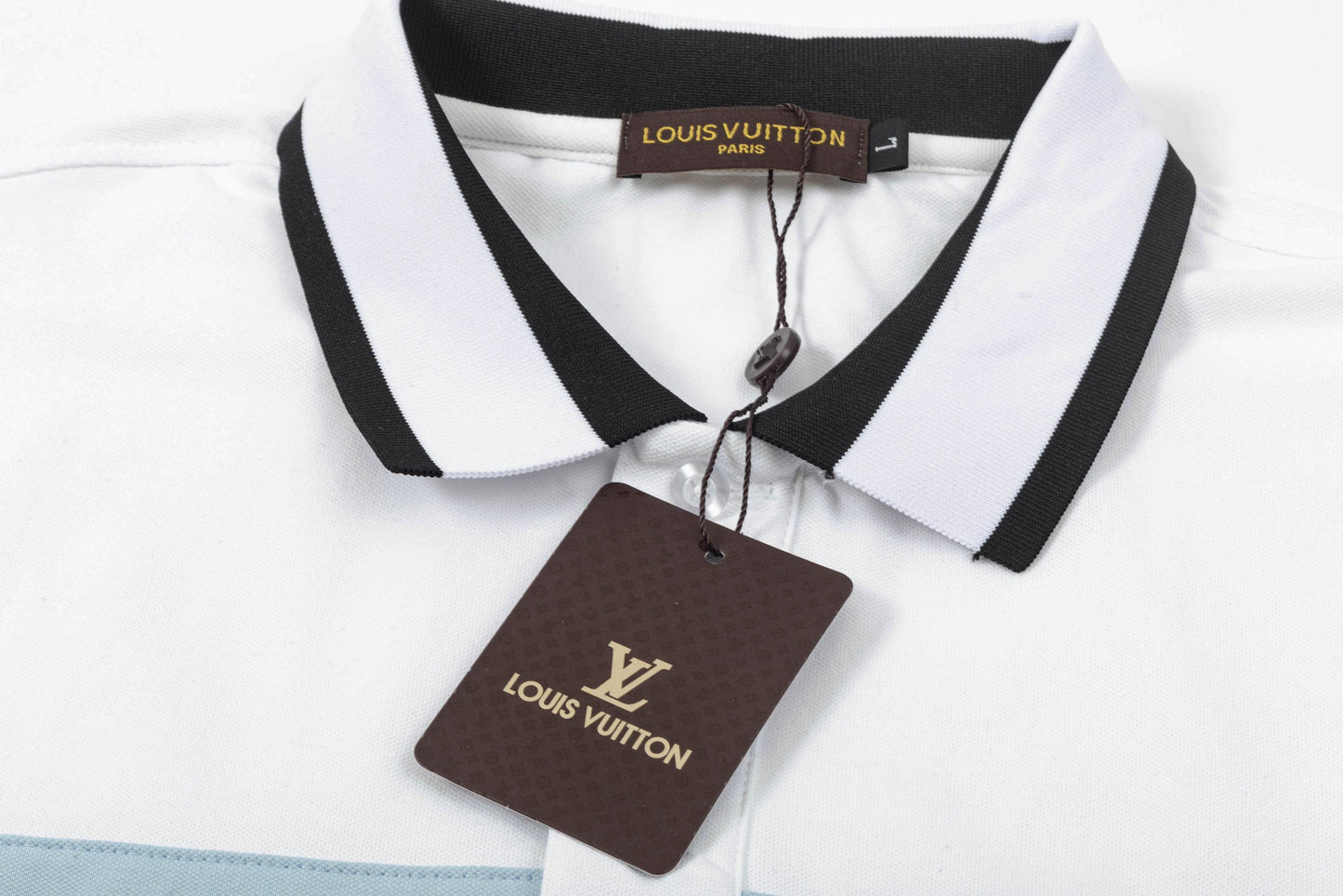 250325 New high quality two-tone patchwork POLO shirt