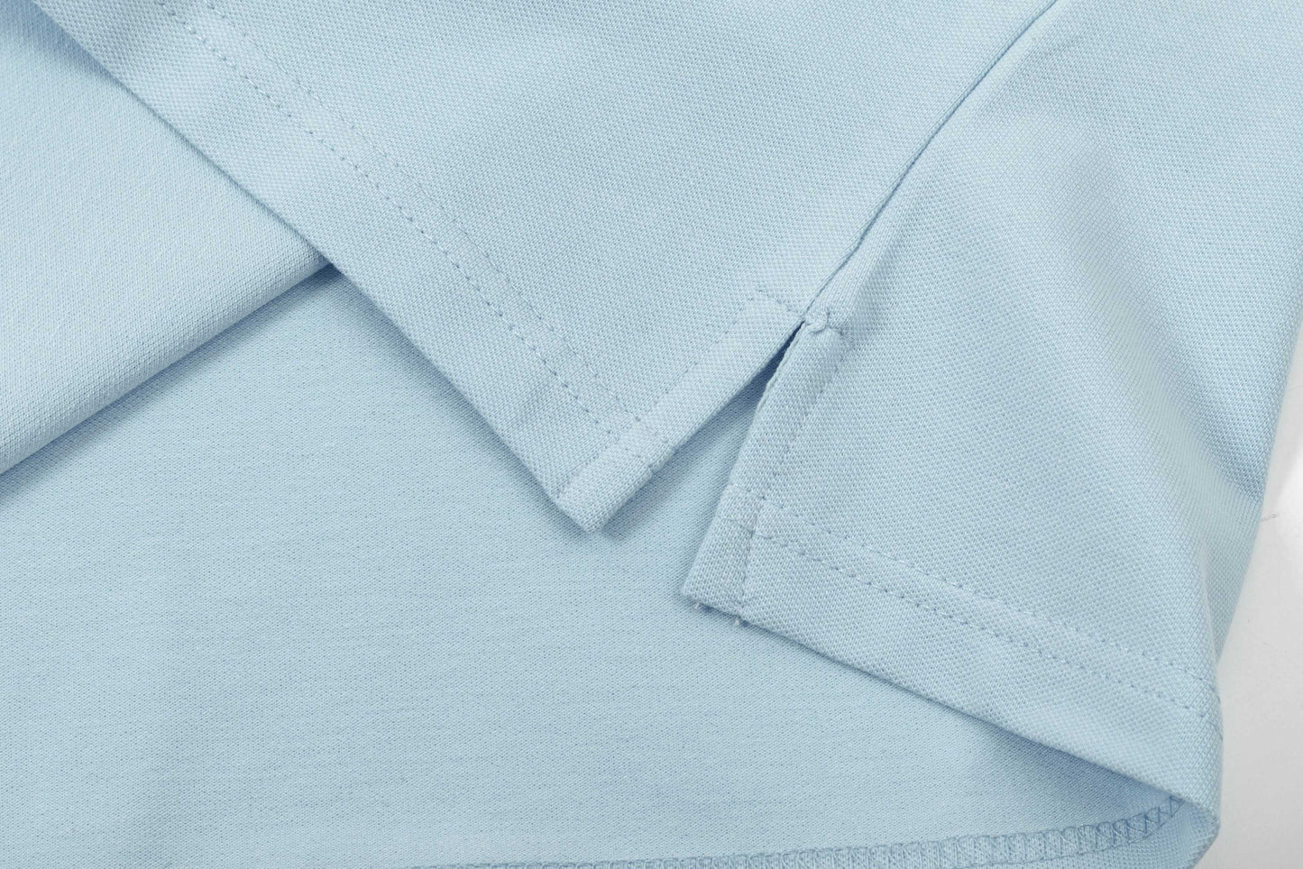250325 New high quality two-tone patchwork POLO shirt
