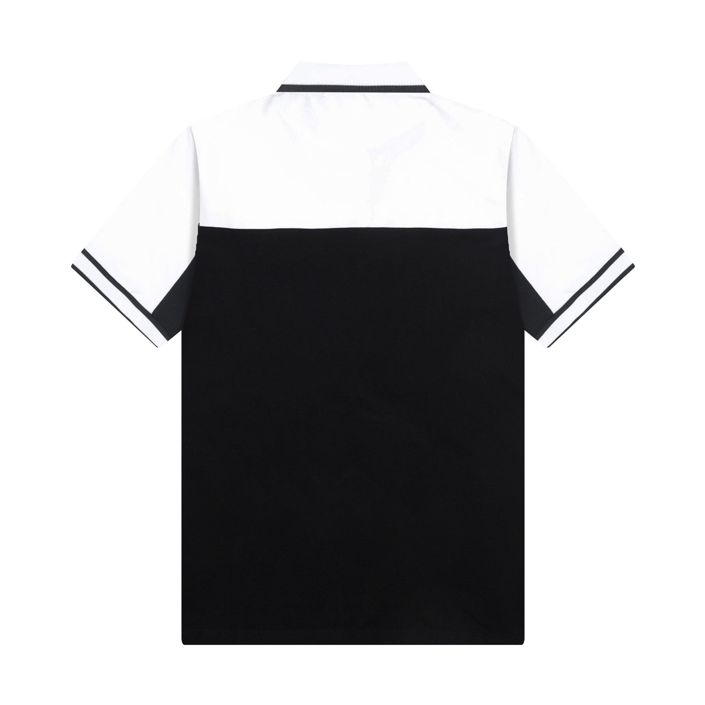 250325 New high quality two-tone patchwork POLO shirt
