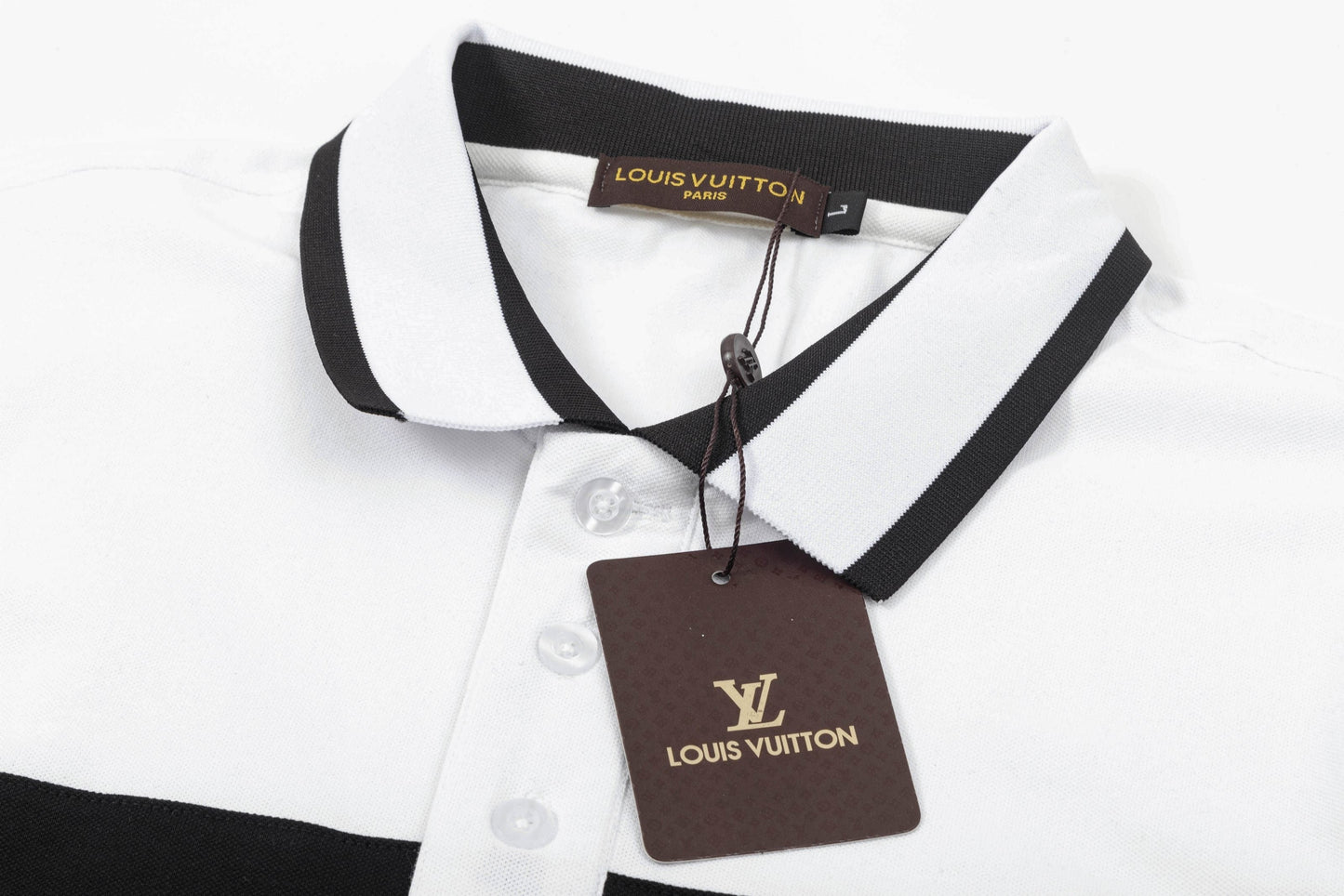 250325 New high quality two-tone patchwork POLO shirt