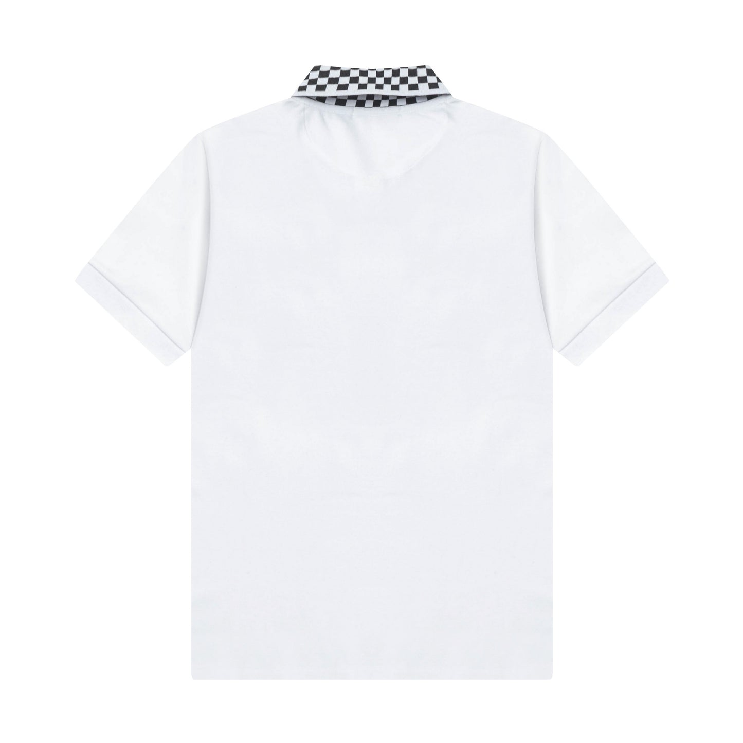 250325 New high quality checked collar POLO shirt
