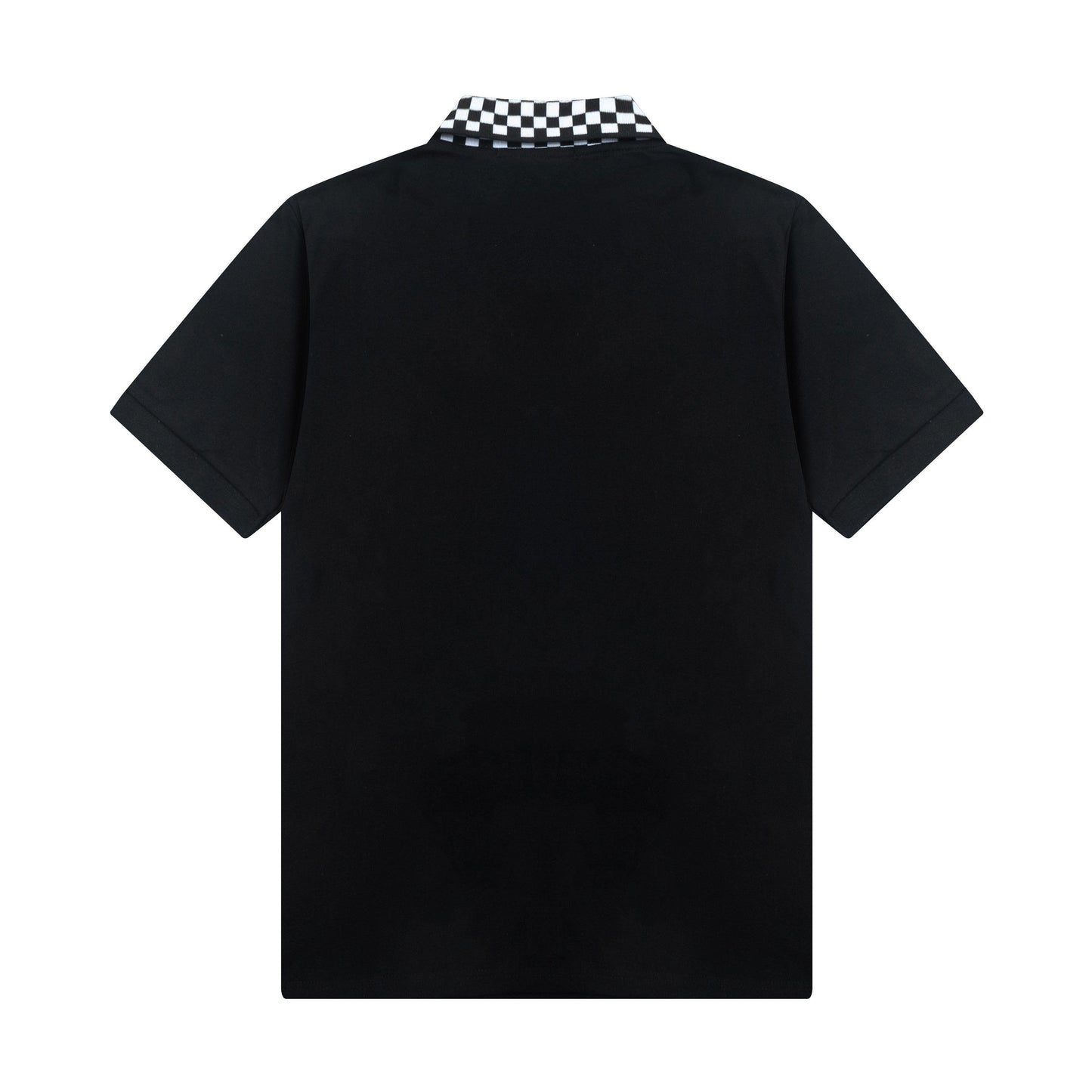 250325 New high quality checked collar POLO shirt